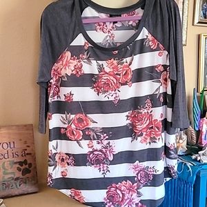 Torrid Raglan top